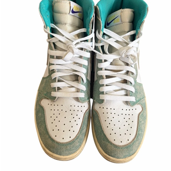 Air Jordan retro 1 turbo green mens shoes size 12 - Picture 2 of 6